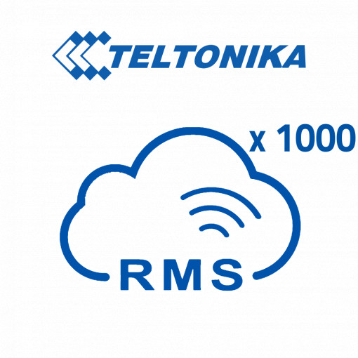 Licencias Plataforma Teltonika RMS - Pack de 1000 Licencias (Créditos) - Monitorización remota Router Teltonika - Configuración remota Router Teltonika - Gestión Telnet / SFTP / SSH / HTTP / HTTPS - 1 Licencia permite gestión de 1 router por 1 mes