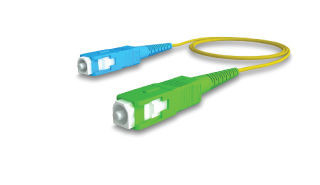 LM-030S9SCASCU - Patch Cord jumper SC/APC - SC/UPC monomode 9/125 Simplex 3m LSZH LIGHTMAX
