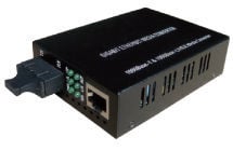 LM-CM1000STM55 - Conversor Convertidor de Medios ST Duplex 10/100/1000 MM vers UTP 500m 850nm LIGHTMAX