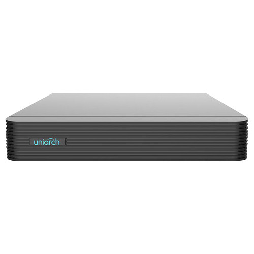 NVR Recorder for IP Chambers - Uniarch - 16 CH Video / Ultra 265 Compression - HDMI Full HD and VGA - MAXIMUM RESOLUTION 6MPX - Admits 1 hard disk