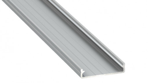PFA1251 - Perfil alum. Linha LUXE Saliente 43x30x2000mm Anodizado SOLIS - Quant. fornecida = 1 un