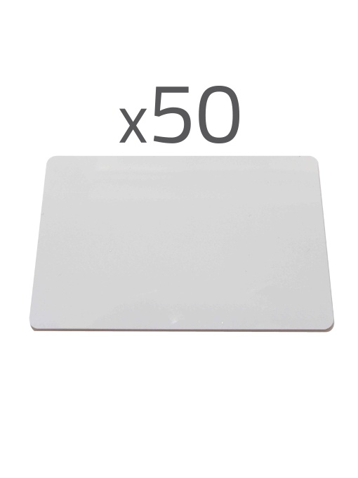 Proximity Card - ID by radio frequency - MS Passive | CR80 format. - Low frequency 125 kHz - fit for card printers - 50 card pack