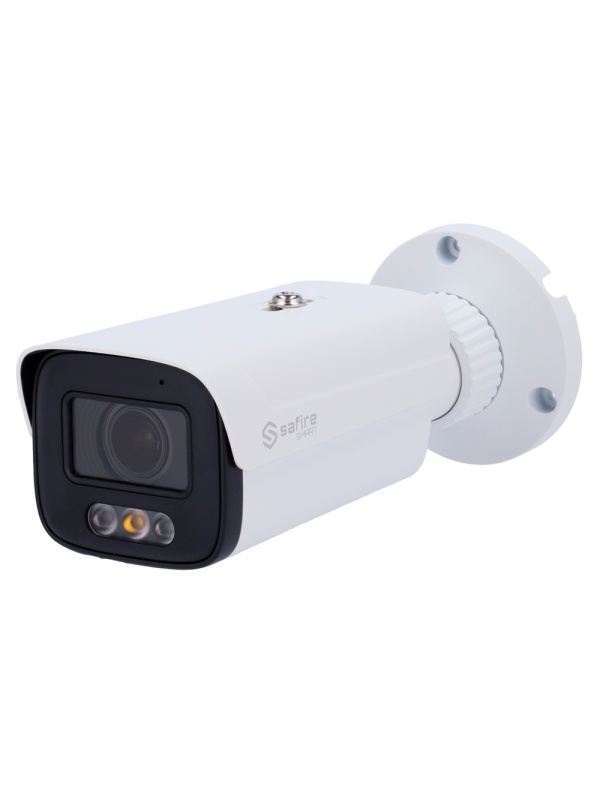 Safire Smart - Camera IP Bullet B1 Artificial Intelligence - Resolution 4 Megapixel (2560 × 1440) - Motorized lens 2.8-12 mm | Audio In | DL 50m - AI: Human and Vehicle Classification - IP67 Waterproofing | Poe (IEEE802.3AF) | P2P
