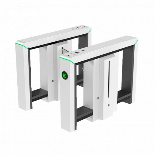 Torno de acceso bidireccional - Pasillo con barrera acrílica retráctil - Tiempos, alarmas y modos de apertura - 10.000.000 ciclos sin mantenimiento - Acero inoxidable SUS304 | Paso de 600mm - Compatible con sistemas de terceros