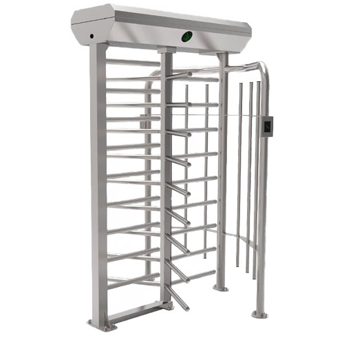 Torno de acceso bidireccional ZKTeco - 9 brazos rotativos | Regulación de fuerza - Tiempos, alarmas y modos de apertura - Dimensiones de paso 580 mm - Fabricado en acero inoxidable SUS304 - Compatible con sistemas de terceros
