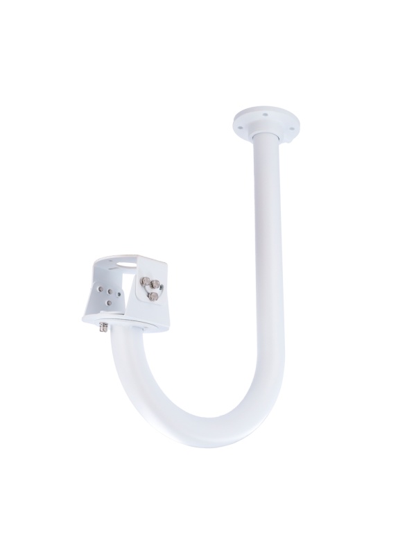 Wall support - for motorized domes - suitable for inner and outer use - white color - cable dowel