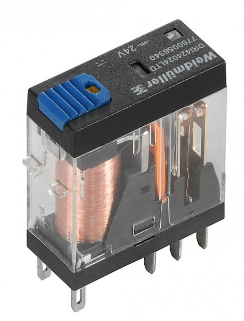 Weidmuller DRI424024LTD 24VDC avec LED + Bouton Test + Diode 7760056340