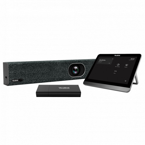 Yealink Videoconferencia All in One - Cámara 20MP - Ángulo de visión 120º - 8 micrófonos integrados - Altavoz integrado - Compatible con Teams o Zoom