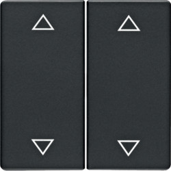 16446086 - Q.x - tecla dupla 4 setas, antracite HAGER EAN:4011334380252