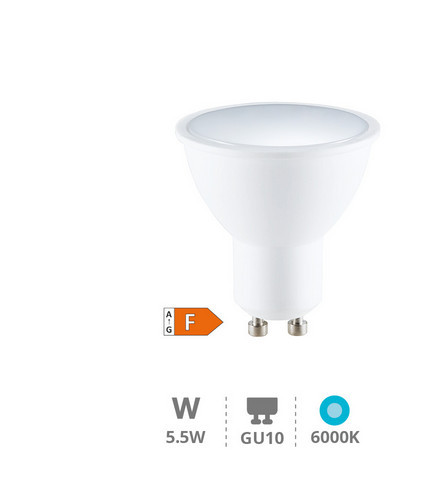 200621011 - 8433373057036 Lâmpada LED dicróica 5,5W GU10 6000K