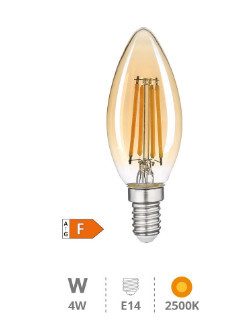 200671004 - 8433373055698Lâmpada vela LED vintage 4W E14 2500K