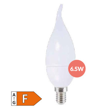 200695026 - 8433373057418Lâmpada LED vela sopradora de vento 6,5W E14 3000K