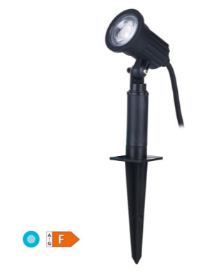 201200002 - 8433373049833Estaca de jardim LED Silute 5W 6500K IP65