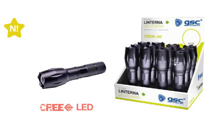 201825014 - 8433373069541Lanterna portátil LED 10W - caixa exp com 12 unidades