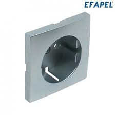 90632 TAL - CENTRO SCHUKO COM OBTURADOR ALUMINA EFAPEL 5603011068349