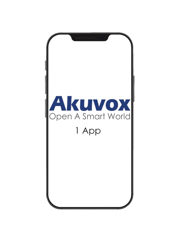 Akuvox - Licença para a 1 APP - Para mais APPs - Compatível com a APP Akuvox SmartPlus
