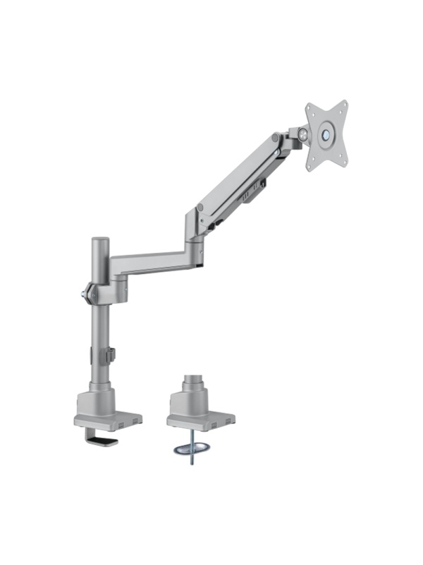 Braço para monitor - Instalação em mesa - Carga máxima 9Kg - Inclinação -45º ~ +45º - VESA 75x75 - VESA 100x100mm