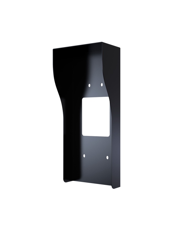 Cobertura para videoporteiro - Específico para Akuvox AK-E18C. - Medidas: 285 (Al) x 121 (Lg) x 70 (Fd) mm - Fabricado em aço galvanizado - Viseira para chuva - Montagem na superfície