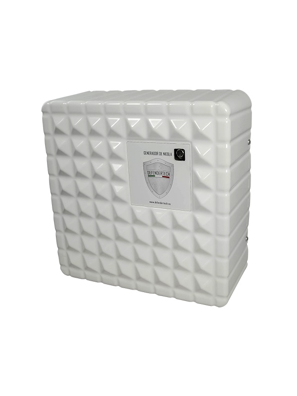 DEFENDERTECH Fog Generator - 2 Ajax Relays installed for arm and firing - 830 m3 in 60 " - Battery not included - up to 6.5 minutes of capacity - leaves no tracks after the shot