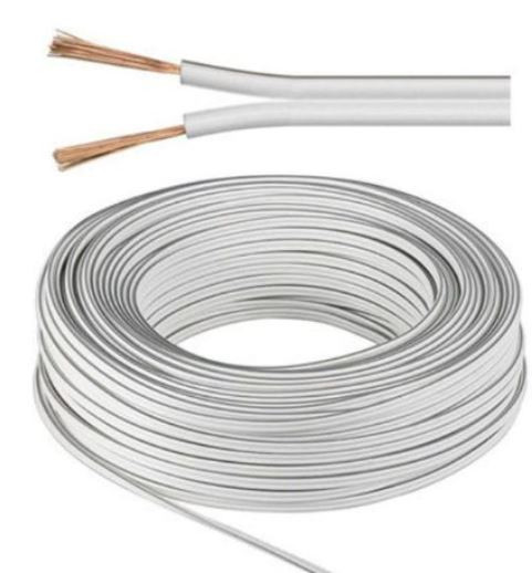 FIO COLUNA FVD 2X0.75MM BRANCO/ CINZA PREÇO P/ METRO