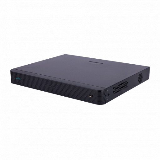Gravador NVR para câmaras IP - Uniarch - 8 CH Vídeo / Ultra Compressão 265 / PoE - HDMI 4K e VGA - Resolução máxima 8 Mpx - Admite 2 discos rígidos