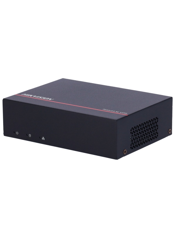 Hikvision DVR 5n1 4CH gama Value - Resolução máxima de entrada 8 MPx - 2 Canal IP 8 MPx - eSSD integrado 1024 GB - Áudio por coaxial | Baixo consumo - Deteção de movimento 2.0 | AcuSense