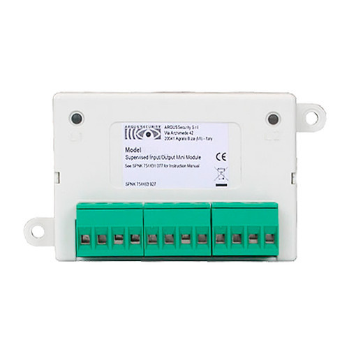 Módulo Analógico Advanced - 1 entrada supervisionada e 1 saída supervisionada - Isolador de curto-circuito integrado - Compatível com o protocolo Argus Vega - Cabo condutor até 2.5mm2 - Certificado EN54-17