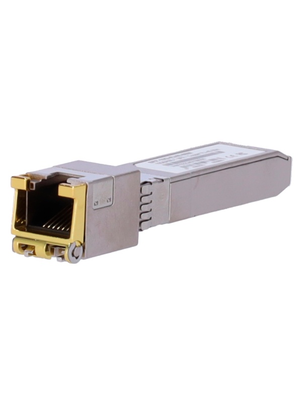 Módulo transceptor SFP+ - Puerta de cobre con conector RJ45 - Velocidades compatible 2.5G/5G/10G - Hasta 80m distancia hasta 10Gbps - Estándar de eficiencia IEEE 802.3az - Caja metálico