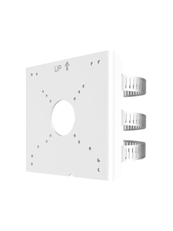 POST SUPPORT - For Bullet Chambers - Apt for Outdoor Use - Diameter interval 67 ~ 127 mm - White color - cable dowel