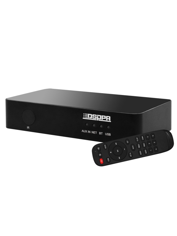 Reprodutor sem fios - Ligação WiFi - Ligação Bluetooth - Reprodução USB - Mando a distancia