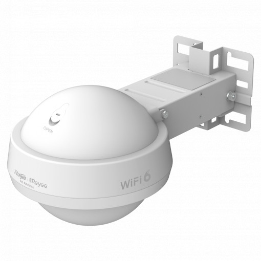 Reyee - AP Omnidireccional Exteriores IP68 Wi-Fi 6 - Frecuencia 2.4 y 5 GHz - Soporta 802.11a/b/g/n/ac/ax - Velocidad transmisión hasta 3000 Mbps / 160MHz - Antenas MU-MIMO 2x2:2 en 2.4GHz, 2x2:2 en 5GHz
