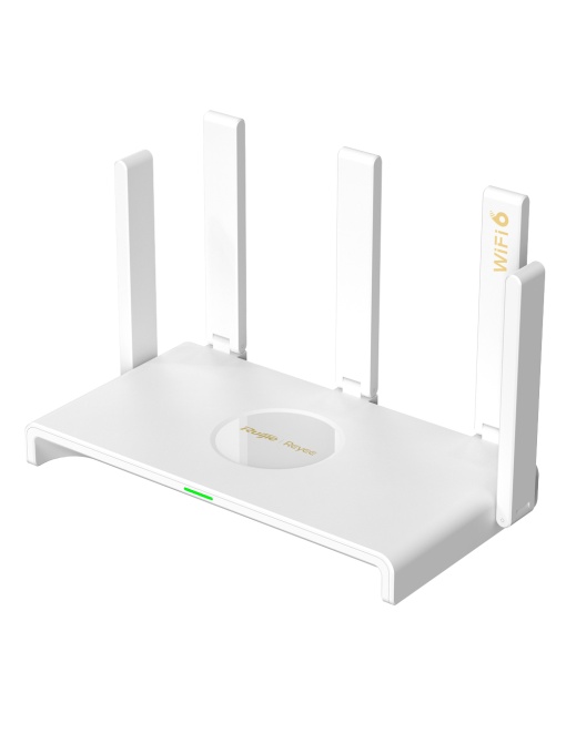 Reyee Enrutador Gigabit Malla Wi-Fi 6 AX3000 - 5 Puertas RJ45 10/100/1000 Mbps - 802.11ax 2x2 e banda par 2.4 e 5 GHz - Gestión remoto a través de Nube - Control De los padres , Red de Invitado, Itinerancia - Pequeño escritorio / Hogar oficina