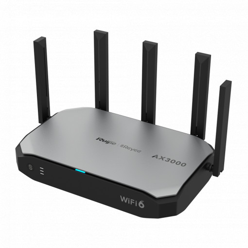 Reyee Router Wi-Fi Controlador Cloud - Wi-Fi 6 2x2 | 5 Puertos RJ45 10/100 /1000 Mbps - Admite hasta 4 WAN para failover o balanceo - Hasta 1200 Mbps de ancho de banda - Servidor VPN IPSec, L2TP, PPTP, OpenVPN - Control Inteligente del ancho de banda