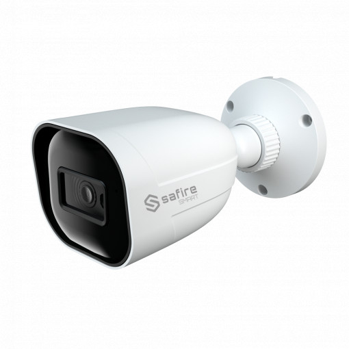 Safire Smart - Câmara Bullet IP Gama I1 AI avançada - Resolução 4 Megapixel (2592x1520) - Lente 2.8 mm | Áudio | IR 30m - IA avançada:Perímetro, Facial, Contagem, Metadados - Impermeabilidade IP67 | PoE (IEEE802.3af)