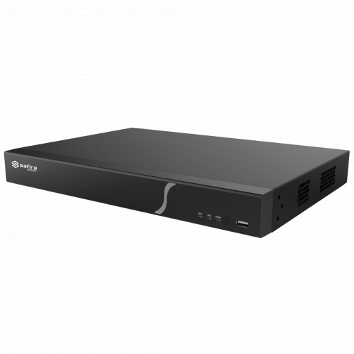 Safire Smart - Grabador analógico XVR Serie 8 - 4CH HDTVI/HDCVI/AHD/CVBS/ 4+2 IP - Salida HDMI Full HD y VGA / 1 HDD - Resolución máxima 4K (6FPS) - Audio