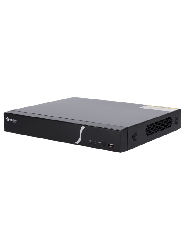 Safire Smart - NVR recorder for Gama B2 chambers. - 16CH Video / Compression H.265+ - Resolution up to 8MPX / 160MBPS Band Width - HDMI 4K and VGA / 1HDD output. - FROM DETECTION / SMITTED RESEARCH