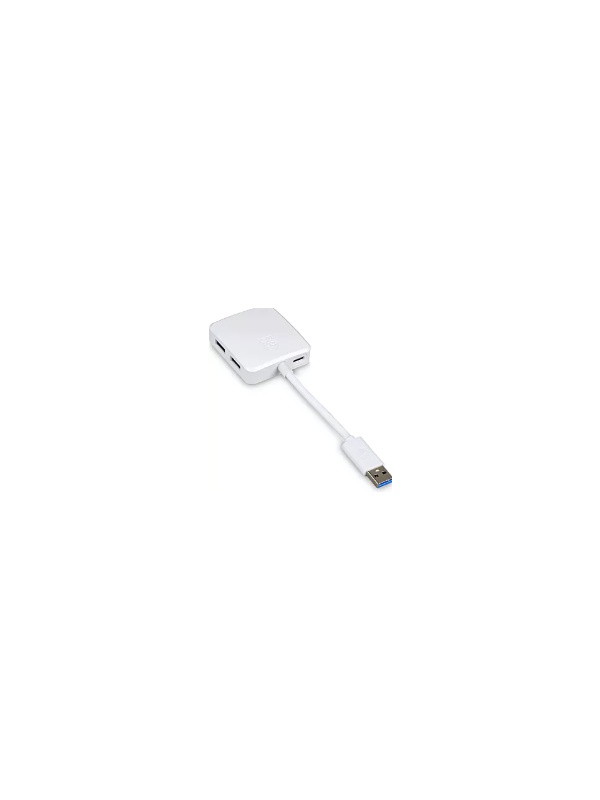 SC1636 - HUB USB 3.0 c/ 4 portas USB-A (alimentação opcional USB-C) - Raspberry Pi SC1636