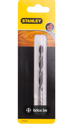 STANLEY - Brocas Madeira 6mm x 86 x 100mm STA52016-QZ