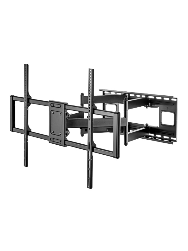 Suporte com braço - Peso suportado 120Kg - VESA 900x600mm - Distância à parede de 75-703mm - Declive +5º / -15º - Transformar +60º / -60º