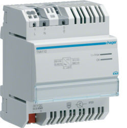 TXA112 - Fonte alimentação KNX 640mA HAGER EAN:3250616049444