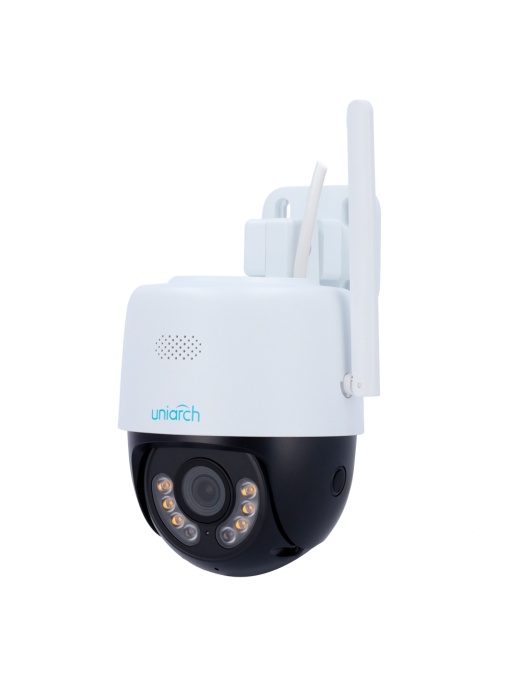 Uniarch Wifi PTL Camera - 3 MP | 4.0 mm lens - IV range 30 m White light 10 m | DWDR - Automatic follow -up: Microphone and Altifalante Incorporated - Ultra H.265 | IP 66 - WIFI IEEE802.11b/g/N