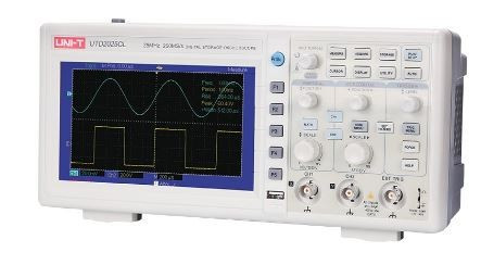 USB digital oscilloscope 25mHz 2 channels - UNI -T
