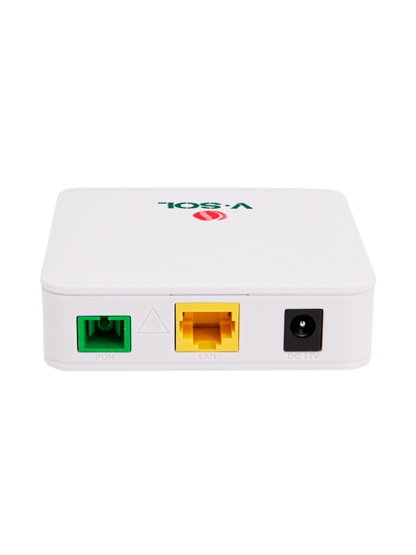 V-SOL ONT XPON - 1X PON 1x LAN RJ45 10/100/1000Mbps - Ideal para FTTH doméstico e empresarial