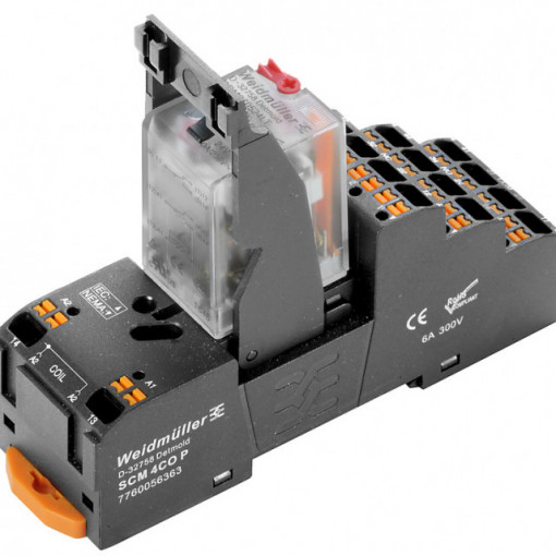 Weidmuller DRMKITP 230VAC 4CO LD / PB Push en 2576060000