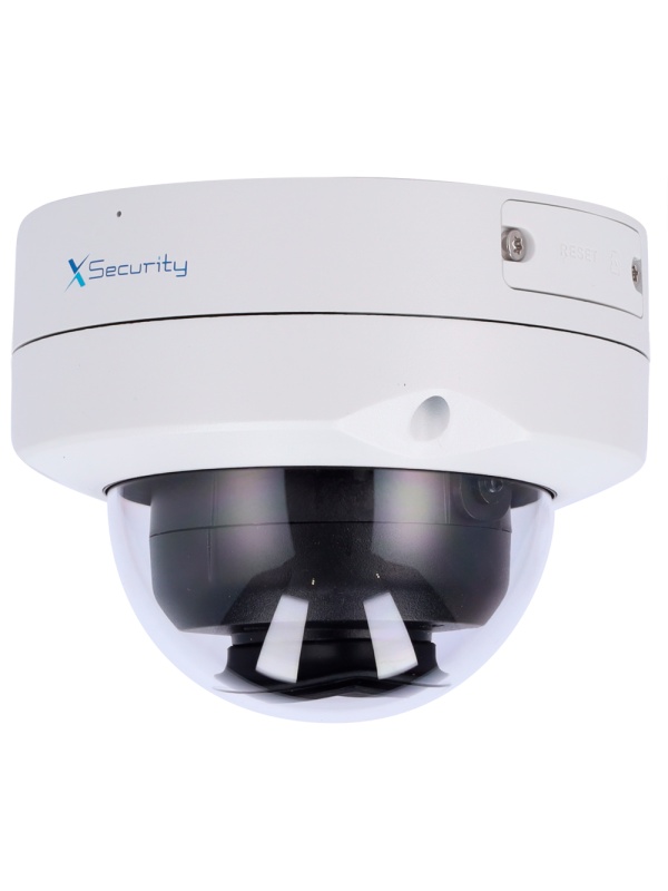 X-Security Câmara IP Turret - 4 Megapíxel (2688x1520) - Lente 2.8 mm - IV 50 m | Alarmes | Áudio | Microfone incorporado - IV | MDS | Contagem de pessoas | Mapa de calor - MicroSD IP67 IK10 PoE [%VAR%] PoE Saída HDMI