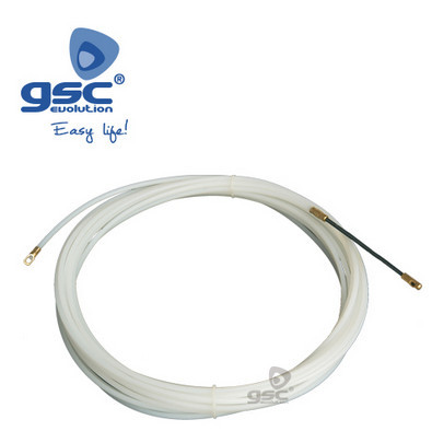 000600135 - 8436021941350Guia de cabo 100% nylon 4mm 20M Branco