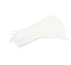 000900084 - 8436021940841 Pacote 100 Unidades Abraçadeiras 140x3,5mm Natural