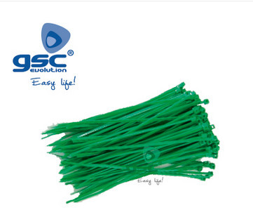 000901368 - 8433373013681Pacote com 25 Unidades de Braçadeiras 430x4,8mm Verde