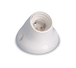 002200288 - 8436021942883Casquilho de superfície curva E27 Branco