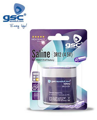 009000170 - 8436039201705Bateria de balão salino GSC Evolution 3R12-4.5V Blister 1 Unidade.